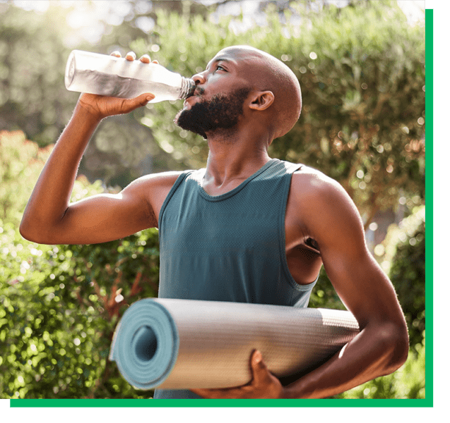 HealthyManDrinkingWater