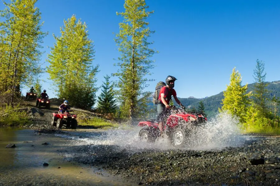 ATV Adventure During A Mountain Holiday