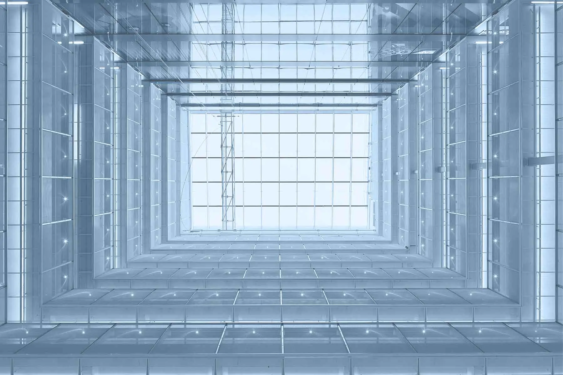 Interior of multi-storey building