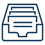 Icon of a tray of papers