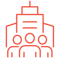 Icon representation of single parent captive insurance