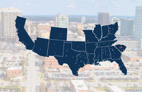 Turbeville Office Location map