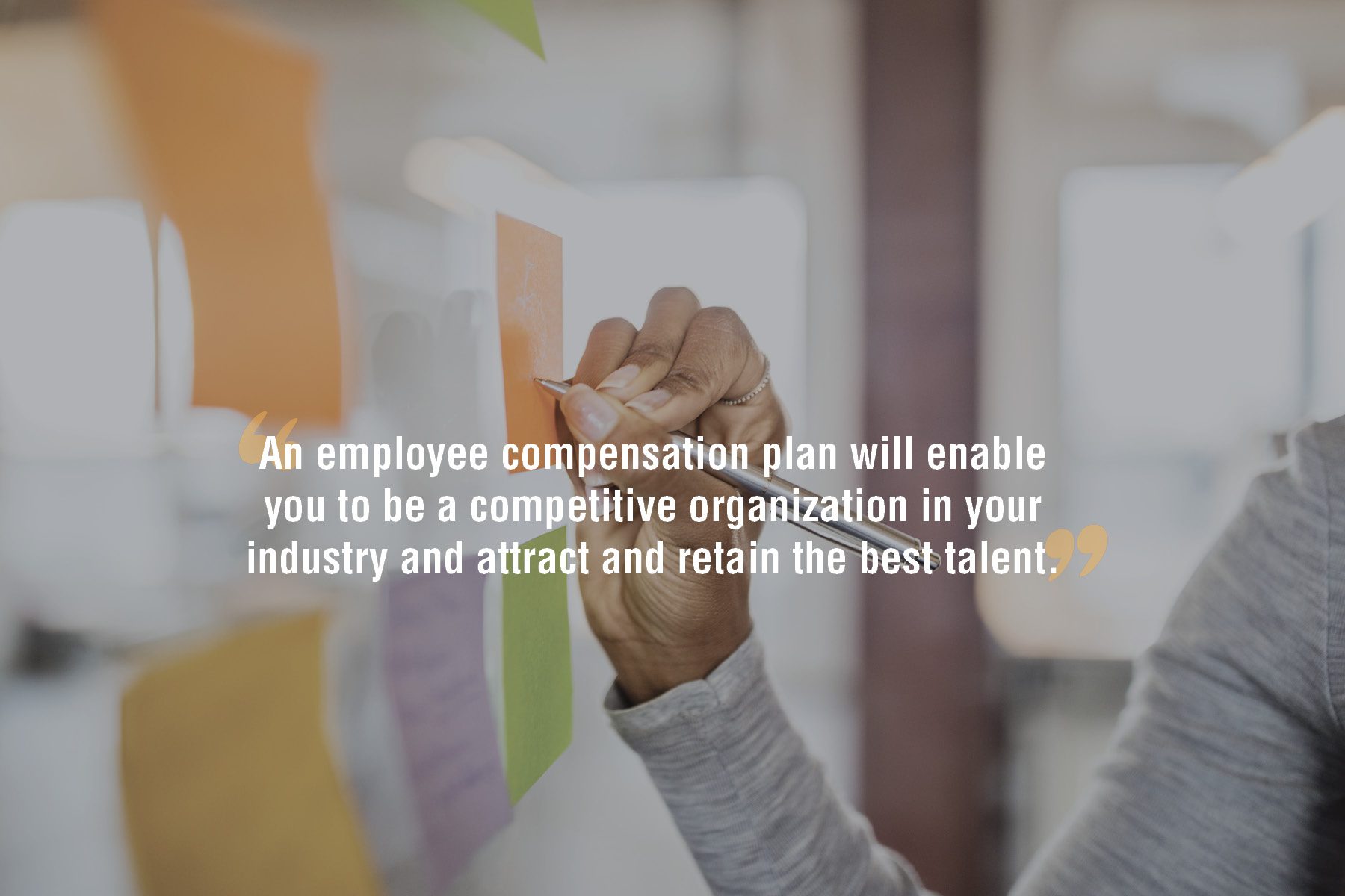 How to design a compensation strategy and plan