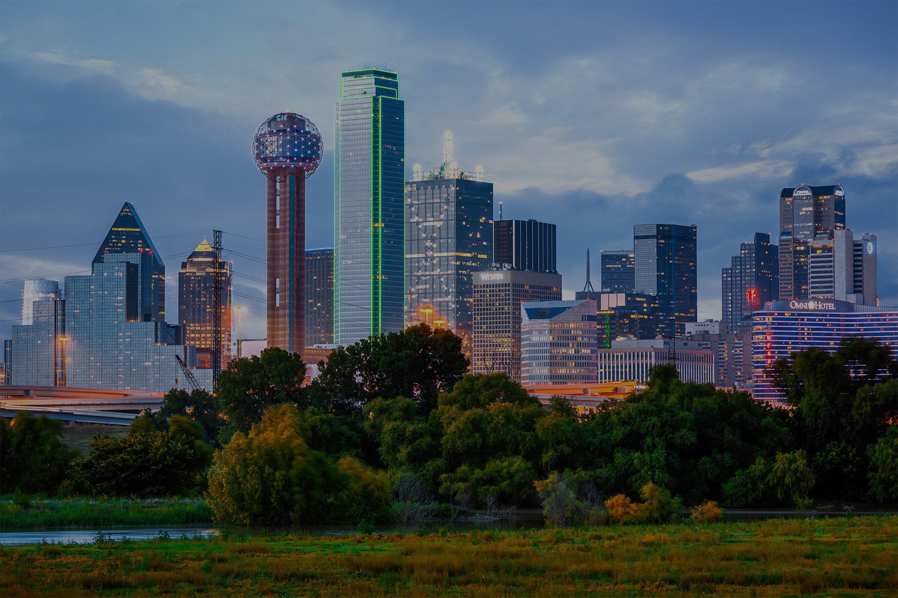Downtown Dallas skyline