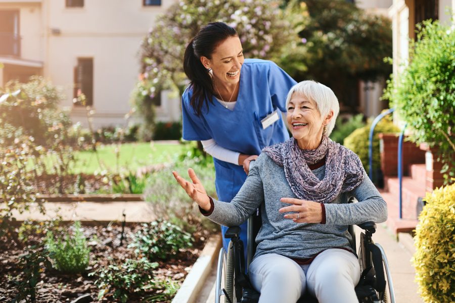 elderly-woman-in-wheel-chair-with-long-term-care-insurance