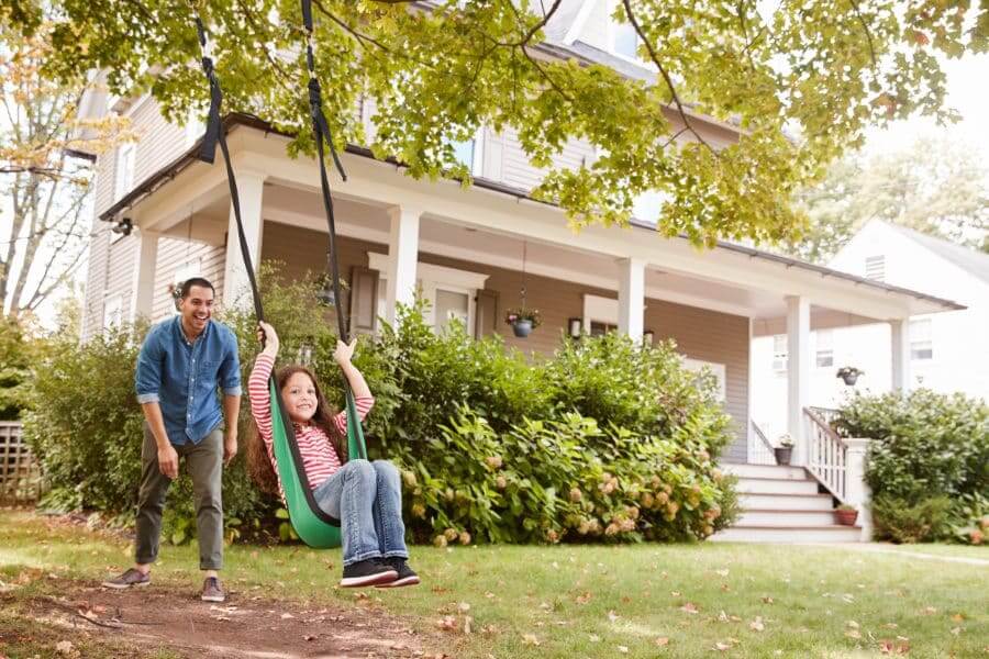 GettyImages Front Yard Swing