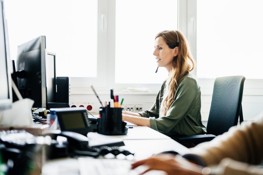 woman-working-in-call-center