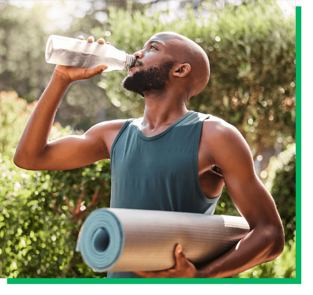 HealthyManDrinkingWater