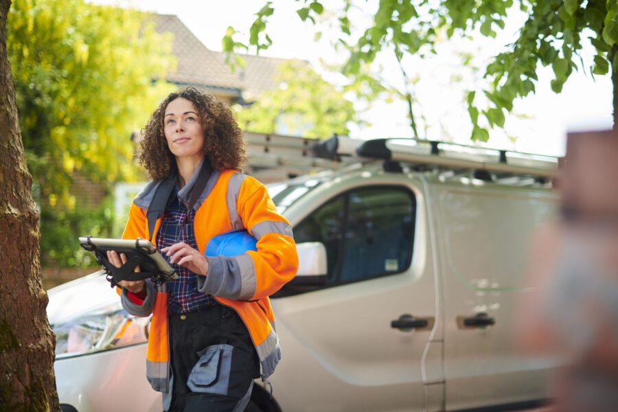 female worker 