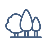 Icon of several trees growing next to each other