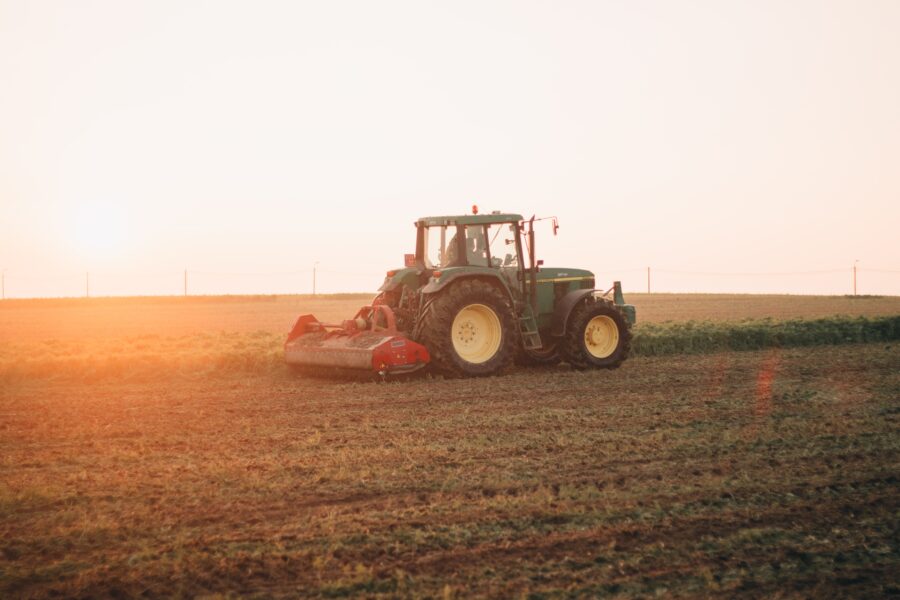 Tractor in Field - Sha Ro, Unsplash