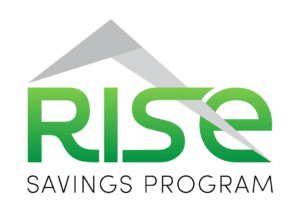 Rise savings program logo