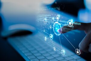 Cybersecurity IT engineers working on protecting networks from cyber attacks from hackers on the Internet