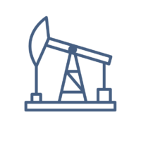 Icon of an oil rig