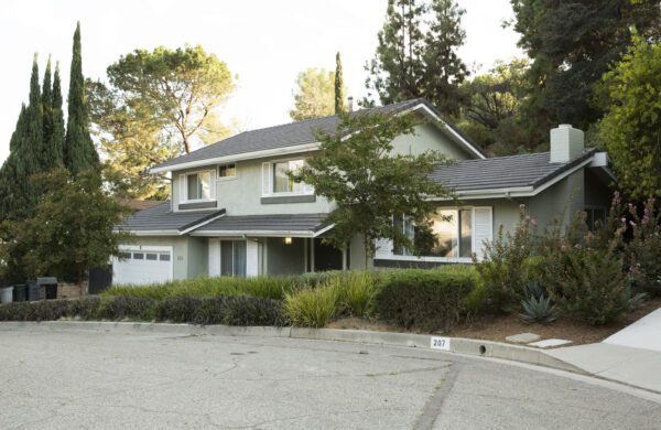 Exterior of a single-family home in a neighborhood cul-de-sac
