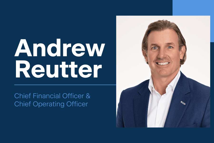 Headshot of Andrew Reutter, newly announced Chief Financial Officer and Chief Operating Officer at Higginbotham
